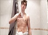 Talking dirty and stroking after working out gay porn