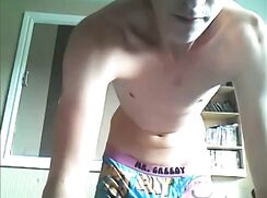 Tall Dark Hair College Student wanks off for us - AI Enhanced