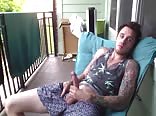 Tatoo boy jerks