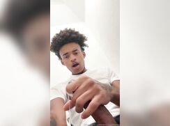 Tay jerks off and cums