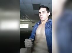 Teacher jerks off