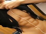 Teasing Abs on Cam