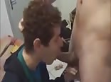 Teen blowing 2 friends & swallowing