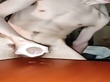 Teen Boys Porn Rolls Eyes Into Head Before Shooting His Load