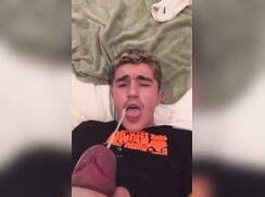 Teen cums for alpha
