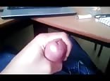 Teen cums in classroom