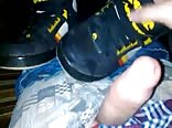 Teen cums on sneakers and licks boys kinky porn