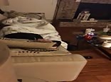 Teen jerking nude next to brother