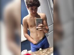 Teen Jerks & Plays With Ass On Cam Porn Gay
