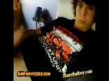 Teen masturbates his nice dick