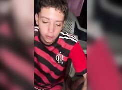 teen twink smoking and sucking friends dick