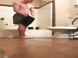 Teen Twink strips and destroys ass gay porn