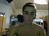 Teen wanks on bunk-bed in school dorm room gay porn