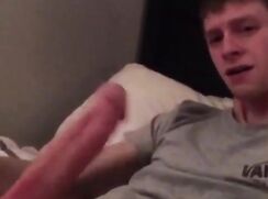 Teen with a huge cock