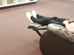 [TEEN][063] - Cumming in chair while taking dick pics