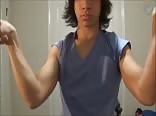 TEENBOY FLEXING