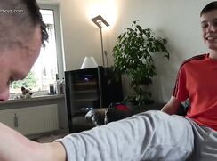 Teens Dominate Older Guy (NN)