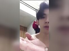 Thai eats his cum