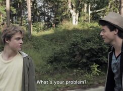 ♥ The brown-haired boy is the definition of panicked gay ♥