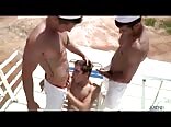 The gay boat party boys porn