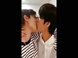 The kiss of two boys gay tube
