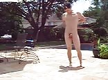 The lonely pool boy!