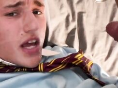 The twink is a cum machine