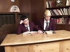 They do it on the desk