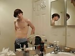 thin shower boy