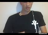 Tight foreskin uncut dick teenager milky amateur cumshot