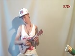 Timokha gets his game on the ukulele