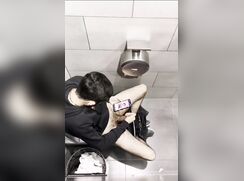 Toilet jerk off spy 8