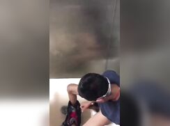 Toilet jerk off spy 9