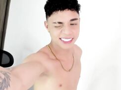 Top Boy cums on the table GAY BOYS PORN