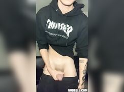 Trasher boy cums a lot