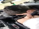 Trunk Drivers Oral Sex Gay Teen Porn Pick-Up