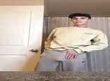Twink bathroom strip gay porn