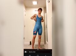 Twink boner flex
