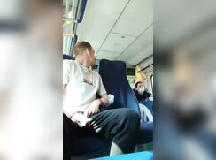 Twink Cums Quickly on a Bus 323