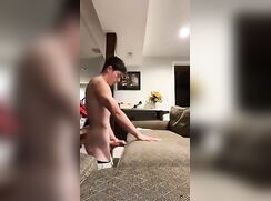 Twink Fucking His Couch