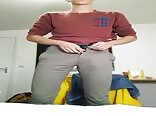 Twink gay porn strips and shows his cock (no cum)