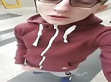 Twink in public boys porn