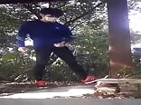 Twink jerking outside gay boys porn