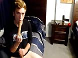 Twink jerks cums swallows Stonerunner99/CB