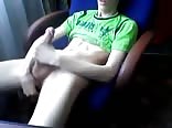 Twink porn jerking his big cock