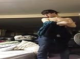 Twink Porn Strips shows big cock