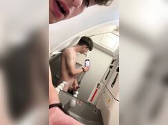 twink recording his wank