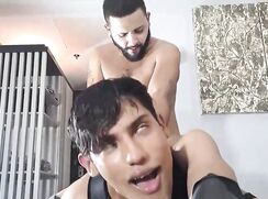 Twink used by beefy latinos