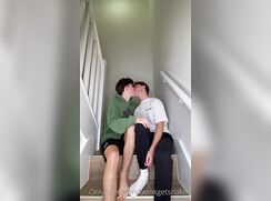 Twinks Sex On The Stairs Cum BOYS PORN