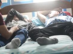 Twinks sucks his straight friends